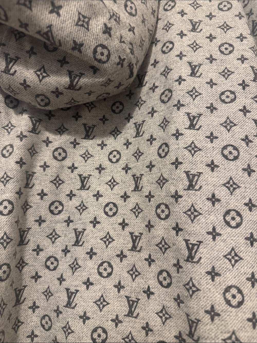 Louis Vuitton Grey Monogram Zip-Up Hoodie - Picture 4 of 7